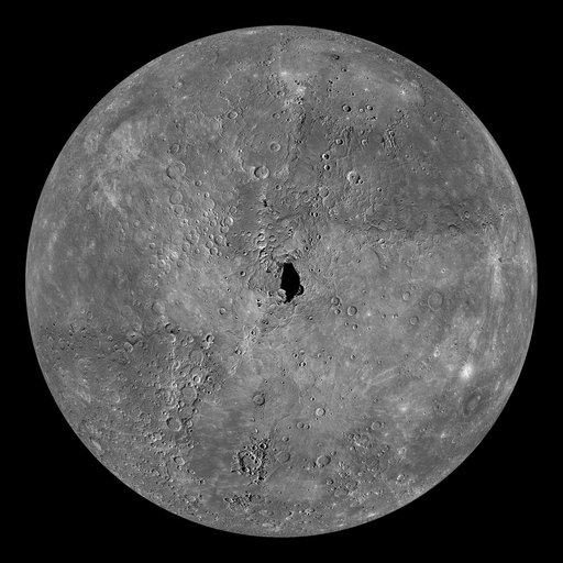 Mercury Globe: North Pole