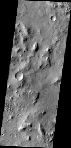 Tenth Anniversary Image from Camera on NASA Mars Orbiter