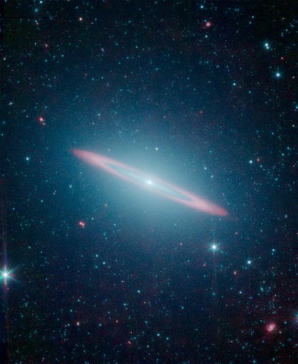 The Sombrero Galaxy Split Personality