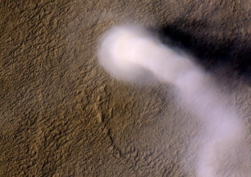 Mars Whirling Dust Devil