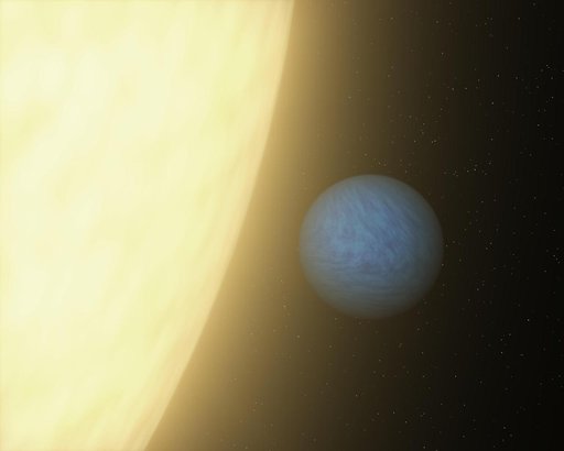 First-of-Its-Kind Glimpse at a Super Earth Artist Animation