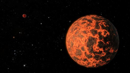 Exoplanet is Extremely Hot and Incredibly Close Artist Concept