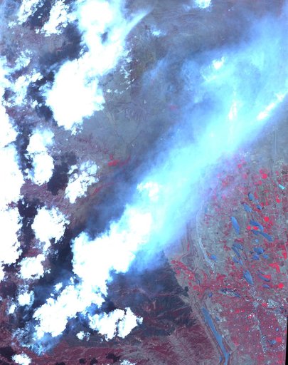 NASA Spacecraft Images Colorado Most Destructive Wildfire to Date