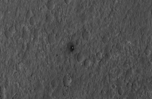 Final Resting Spot for Curiosity Heat Shield