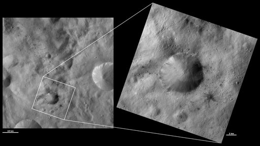HAMO and LAMO Images of Laelia Crater