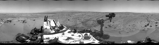 Curiosity Location During First Scooping