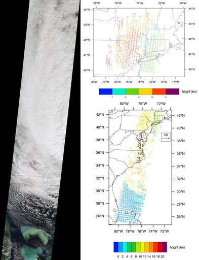 NASA Spacecraft Imagery Shows Hurricane Sandy Wind Flow