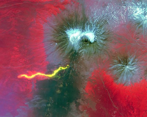 NASA Terra Spacecraft Captures Russian Volcano Eruption