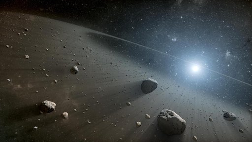 Rocky Ring of Debris Around Vega Artist Concept