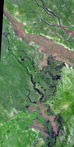 NASA Satellite Images Severe Flooding in Mozambique