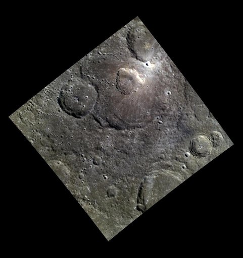 A Volcanic Crater in an Impact Crater