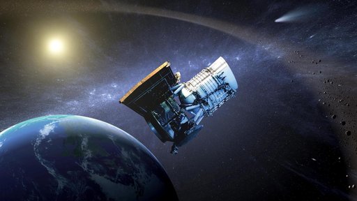 NEOWISE: Back to Hunt More Asteroids Artist Concept