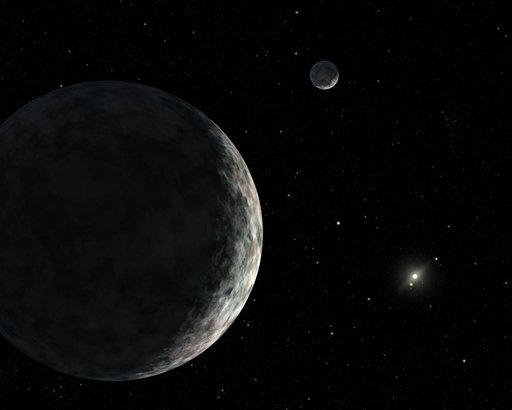 Eris and Dysnomia Artist Concept