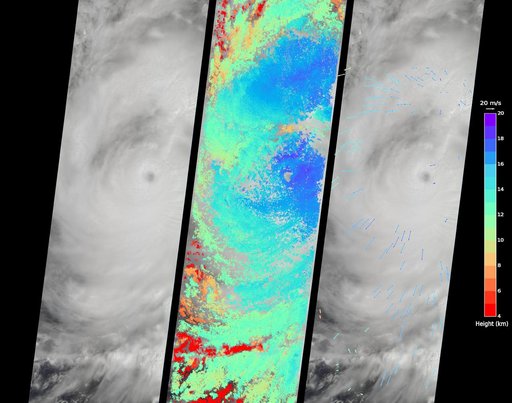Huge Super Typhoon Meranti Over Taiwan Spotted by NASA MISR