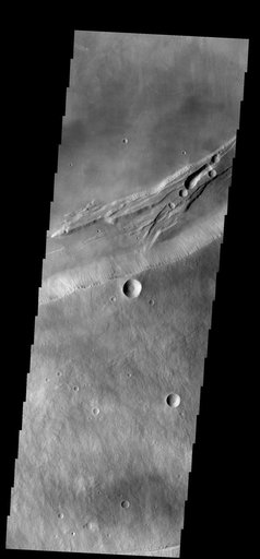 Arsia Mons Caldera Rim