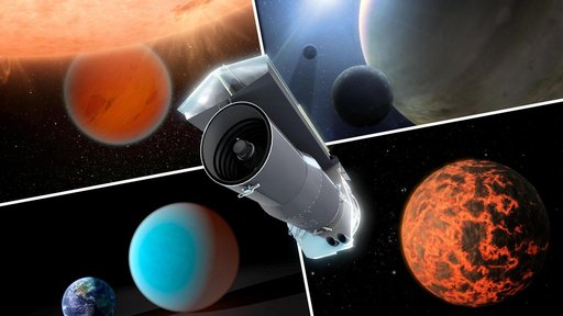 Spitzer Trains Its Eyes on Exoplanets Artist Concept