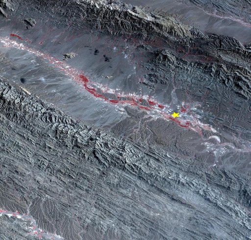 Region Hit by Large Pakistan Quake as Shown by NASA Spacecraft