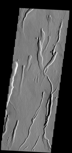 Ascraeus Mons Collapse Pits