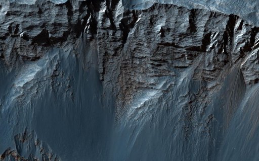 Bedding Details in Layered Rock