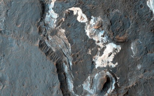 Sediments in Ladon Basin