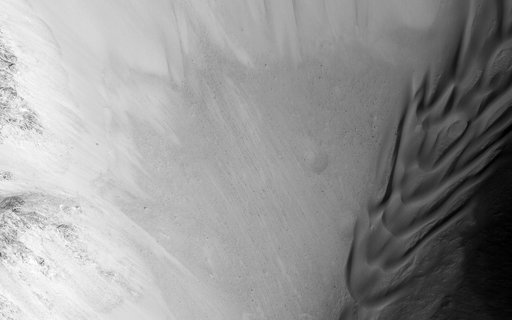 Eastern Valles Marineris Bedrock Stratigraphy and Falling Dunes