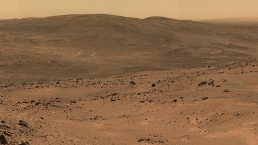 NASA Mars Rover Spirit View Southward from Husband Hill