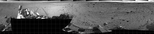 Full-Circle Vista During Curiosity Approach to Dingo Gap