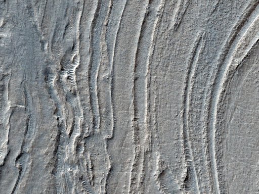 Banded Ridges in Hellas