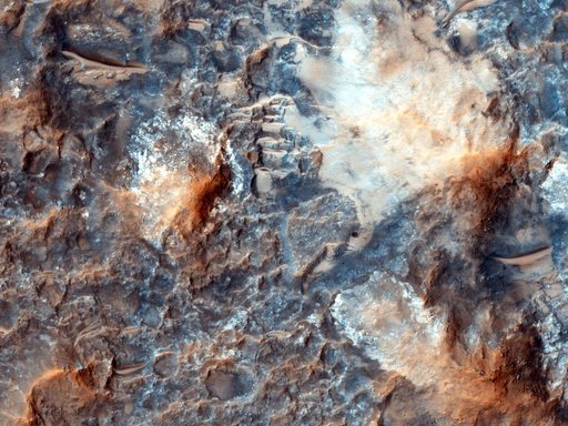 Megabreccia on the Floor of an Impact Crater