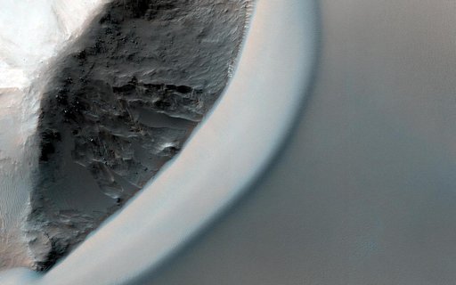 Dunes Streaming through Hills