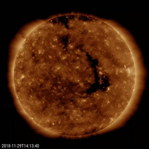 Reappearing Coronal Hole