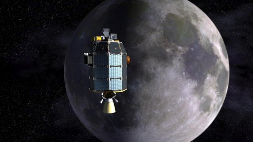 LADEE Approaches Lunar Orbit Artist Concept