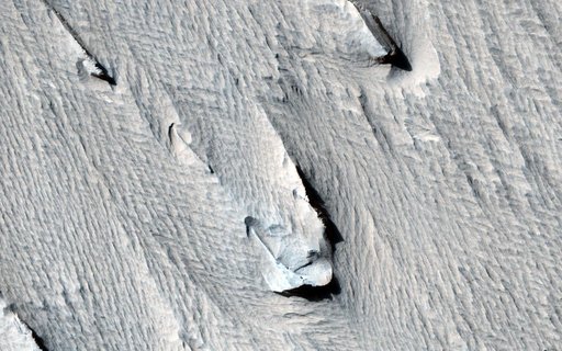Yardangs Forming Near Gordii Dorsum