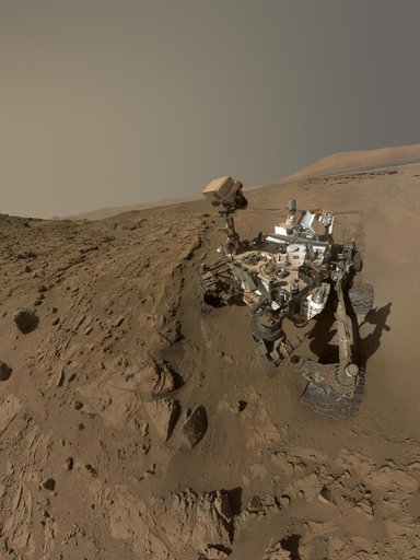 Curiosity Self-Portrait at Windjana Drilling Site