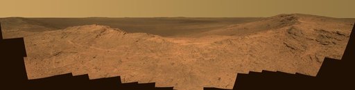 Pillinger Point Overlooking Endeavour Crater on Mars