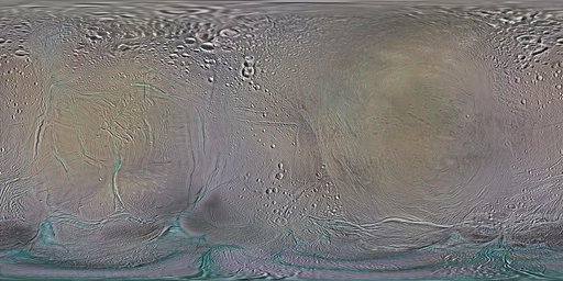 Color Maps of Enceladus - 2014