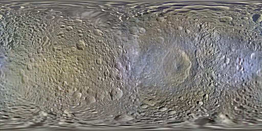 Color Maps of Mimas - 2014