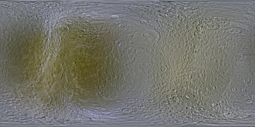 Color Maps of Rhea - 2014