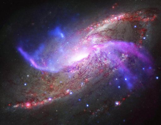 Galactic Pyrotechnics on Display