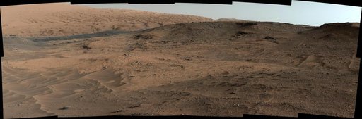 Curiosity Mars Rover Approach to Pahrump Hills