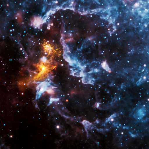 Face Illusion in the Cosmic Clouds