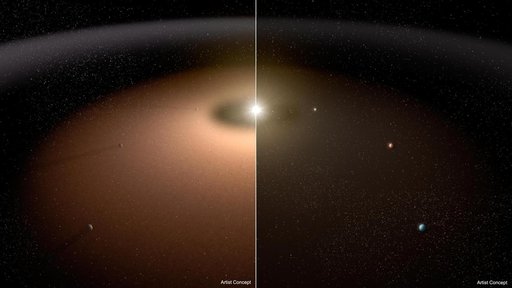 Seeking Planets in the Dust Artist Concept