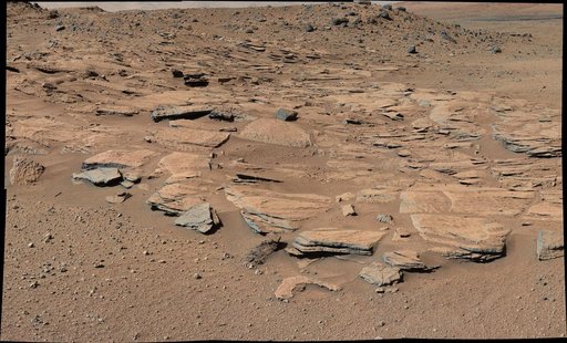 Inclined Martian Sandstone Beds Near Kimberley