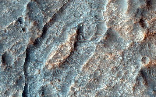 Inverted Ridges in the Eridania Basin