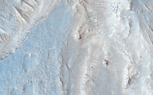 Strange Flow: Landslide, Impact Melt or Lava?