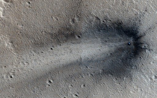 A Recent Impact in Elysium Planitia