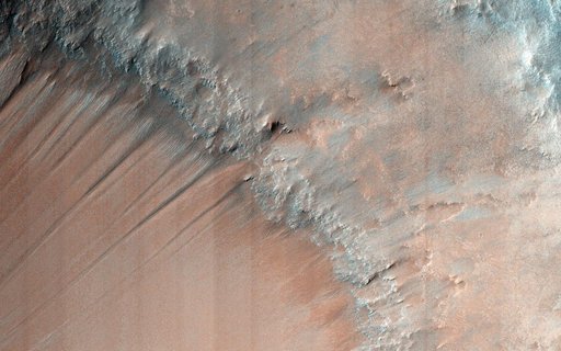 Gullies and Bedrock in Nirgal Vallis