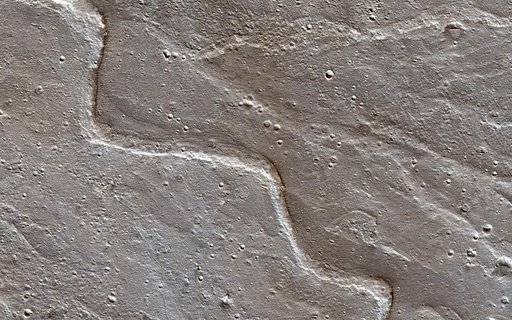 Sinuous Ridge on the Orson Welles Bajada