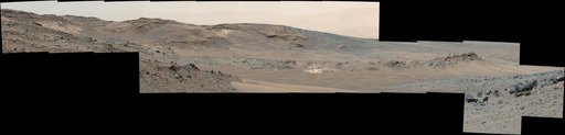Looking Toward Curiosity Study Areas, Spring 2015