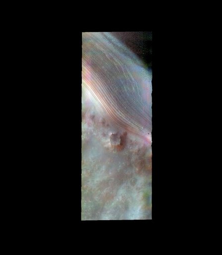 South Polar Layers - False Color